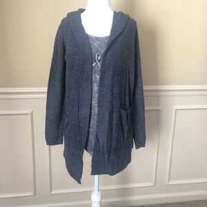 Barefoot Dreams CozyChic Navy Cardi with Pockets
